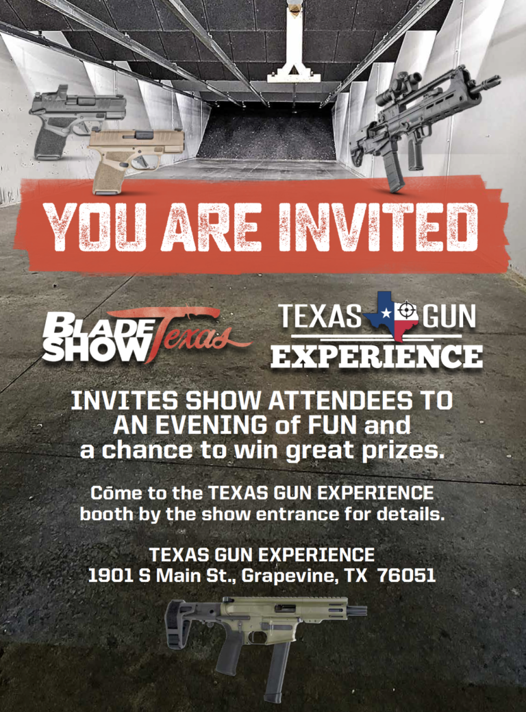 Blade Show Texas And Texas Gun Experience Team Up