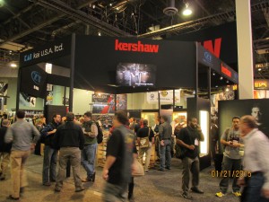 Kershaw booth, SHOT Show.