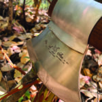 Boker/Fox Trekking Axe shaving Madrone wood limb