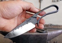 ABS master smith Lin Rhea’s X-Rhea knife design has become renowned over the years and was an insperation, both developmentally and philosphically, for Iranian maker Masoud Hashemabadi.