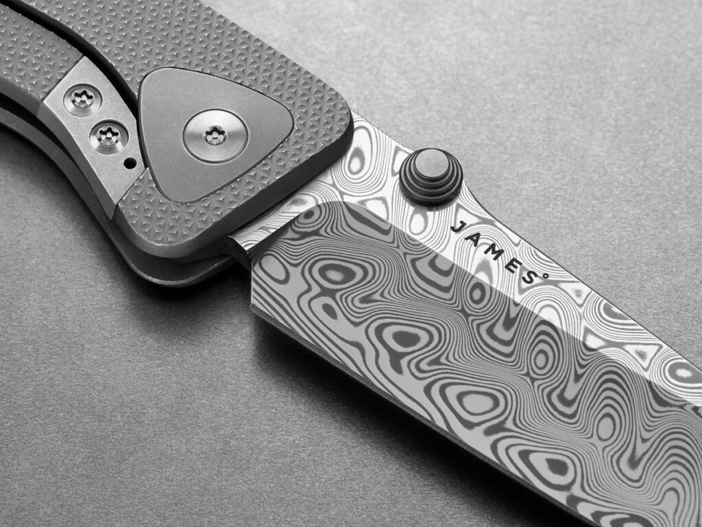 James Barnes Brand blade and thumb stud
