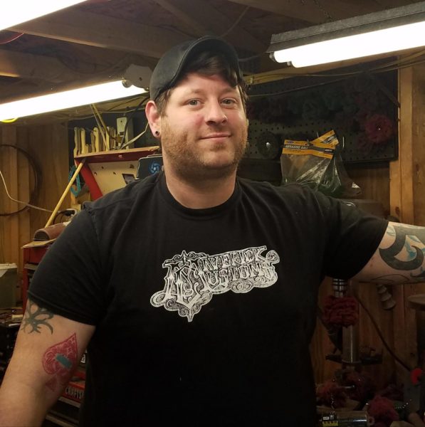 Rob Buckley was a machinist and welder before he got into knifemaking full-time.