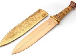 Buster Warenski’s reproduction of the King Tut Dagger