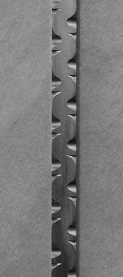 Art filing knife spine
