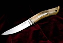 Is there any present as special as a high school graduation gift a father makes by hand for his child—in this case a banana skinner Bob Loveless fashioned for his daughter, Robin Askew? “It has a stag handle with intricate engraving that he had done by a silversmith,” Robin said. “It is absolutely beautiful.” (Dave Ellis image)