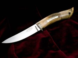 Is there any present as special as a high school graduation gift a father makes by hand for his child—in this case a banana skinner Bob Loveless fashioned for his daughter, Robin Askew? “It has a stag handle with intricate engraving that he had done by a silversmith,” Robin said. “It is absolutely beautiful.” (Dave Ellis image)