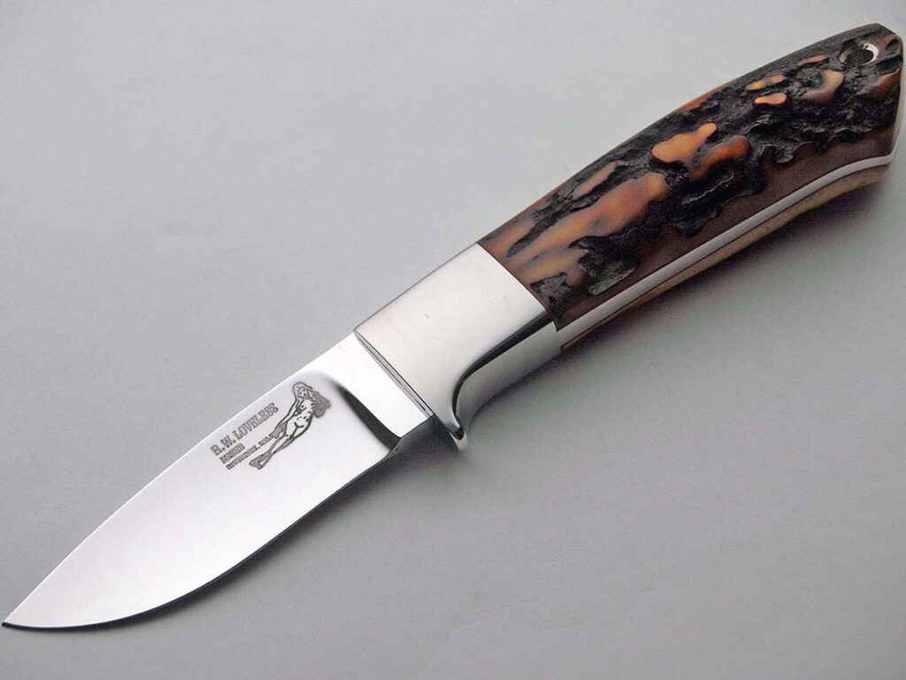 The most famous Loveless knife of all, the drop-point hunter or, as he called it, the dropped hunter.(Dave Ellis/Exquisiteknives.com image)