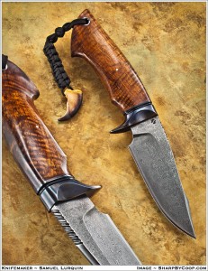 An example of knives made in Belgium is the Hurak Fighter by new ABS journeyman smith Samuel Lurquin. (SharpByCoop.com photo)