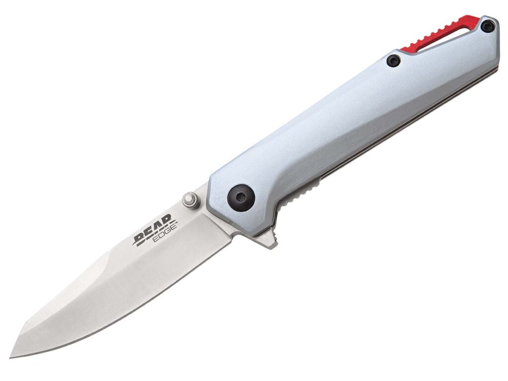 Bear Edge Light Grey Aluminum Folder