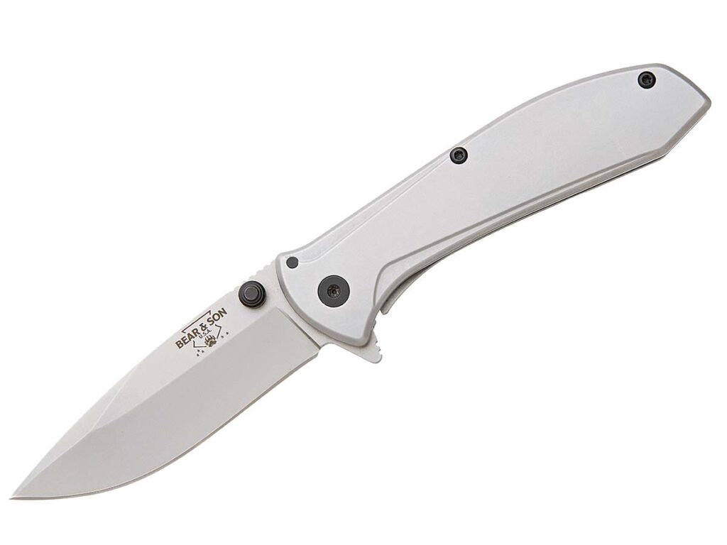 Bear & Son Cutlery 112A 4” Stainless Steel Framelock