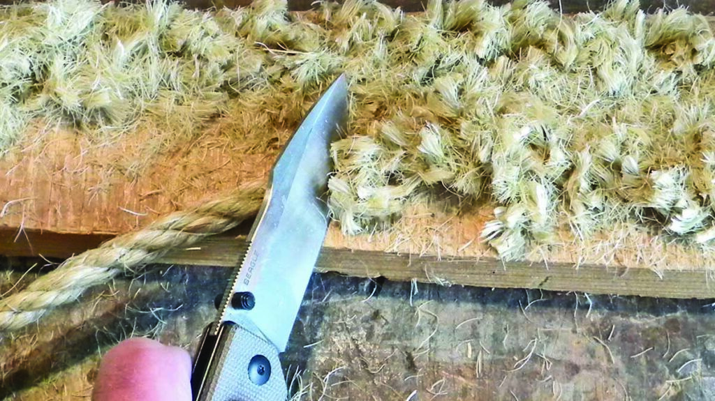 OKNIFE BEAGLE  cutting rope