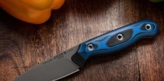 “For fine and detail tasks, the paring knife can’t be beat,” TOPS spokesperson Jeremiah Heffelfinger advised. “It affords more control for tasks like peeling and trimming meat, fruit or vegetables.” Enter the TOPS Dicer 3.