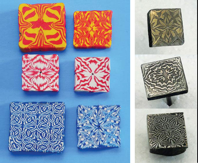 Using Children’s Modeling Clay to Design Mosaic Damascus