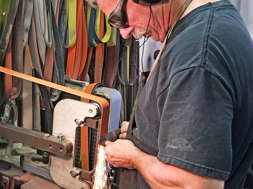 Always protect your eyes and ears from foreign objects and stressful sounds. ABS master smith Steve Randall shows how it’s done. (Steve Randall image)