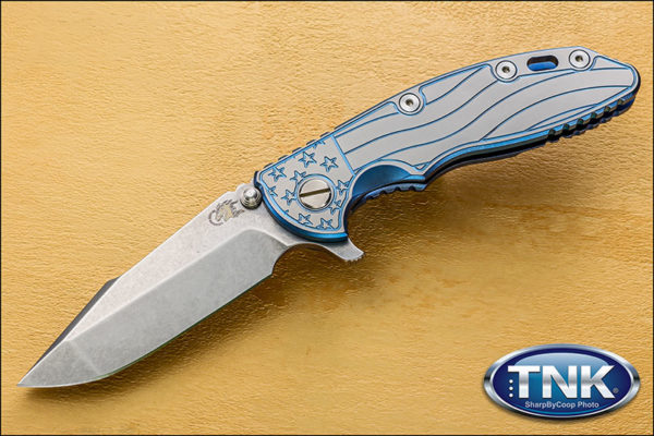Rich Hinderer's Harpoon Spanto-bladed XM-18 folder is obtainable through True North Knives. 