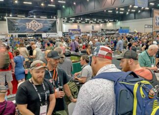The show hall got crowded in a hurry on Friday.