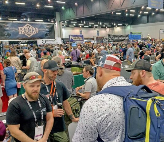 The show hall got crowded in a hurry on Friday.