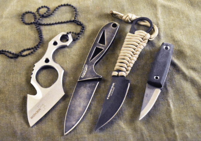 Neck knives