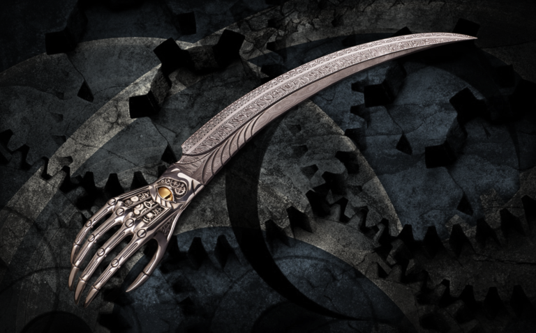 IT’S ALIVE!  The Living Knife by Jean-Marc Laroche will grab you—literally
