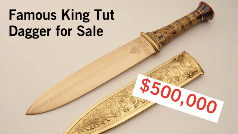 Warenski King Tut Dagger For Sale