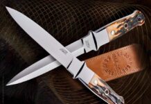 Impeccably precise, Steve Johnson’s knives are a study in exactitude. This isn’t a fluke, as the meticulous maker has worked out precise procedures to ensure his creations reach the next level—from razor-sharp hollow grinds to spotless mirror finishes. (Ricardo Velarde image)