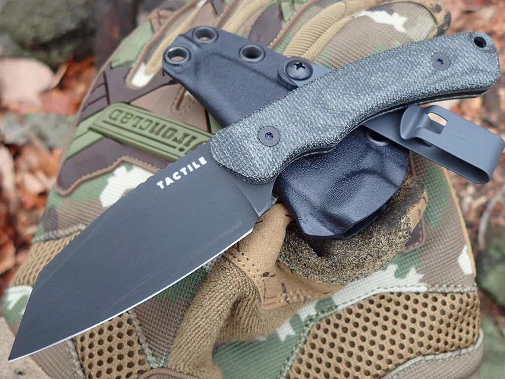 Kept to the company’s tight tolerances, the Tactile Knife Co. Redhawk is a versatile cutter designed for everyday use—indoors or outdoors. The author found the knife’s design and build quality impeccable.