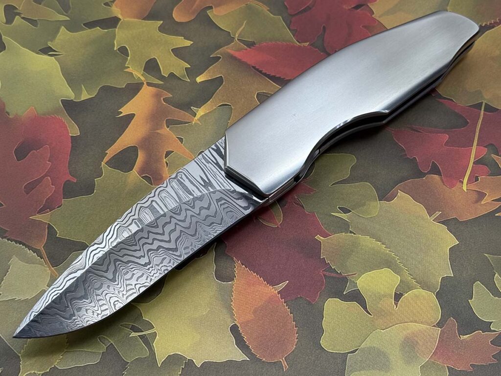 A stunner from GTC Enigma, the titanium-handled spring-loaded tab opener is lightning fast. Even at first blush, this pocket gem looks like it’s built for speed. (GTC Knives image)