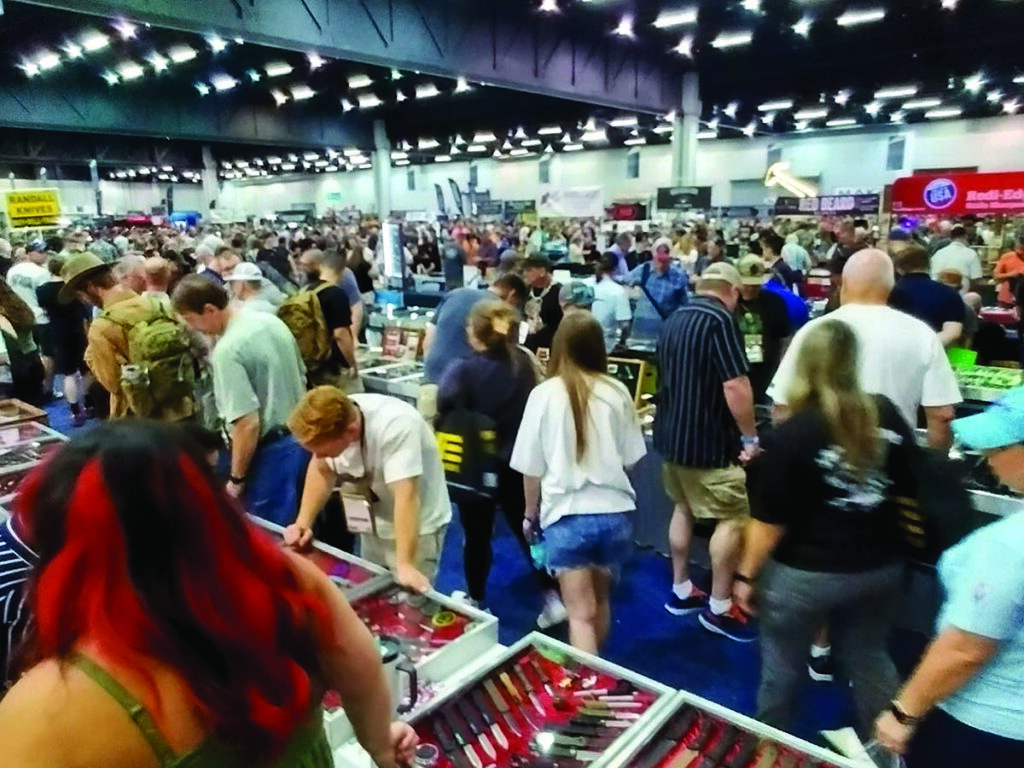 Show Saturday was bumper to bumper.