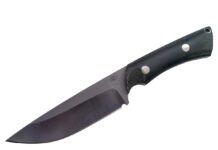 Mike Bradshaw’s Large Hunter features a symmetrical hollow grind and consistent fit and finish. (BLADE® image)