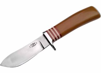 The Dozier Classic Nessmuk features Bob Dozier’s modification of the George W. Sears, aka Nessmuk, skinner