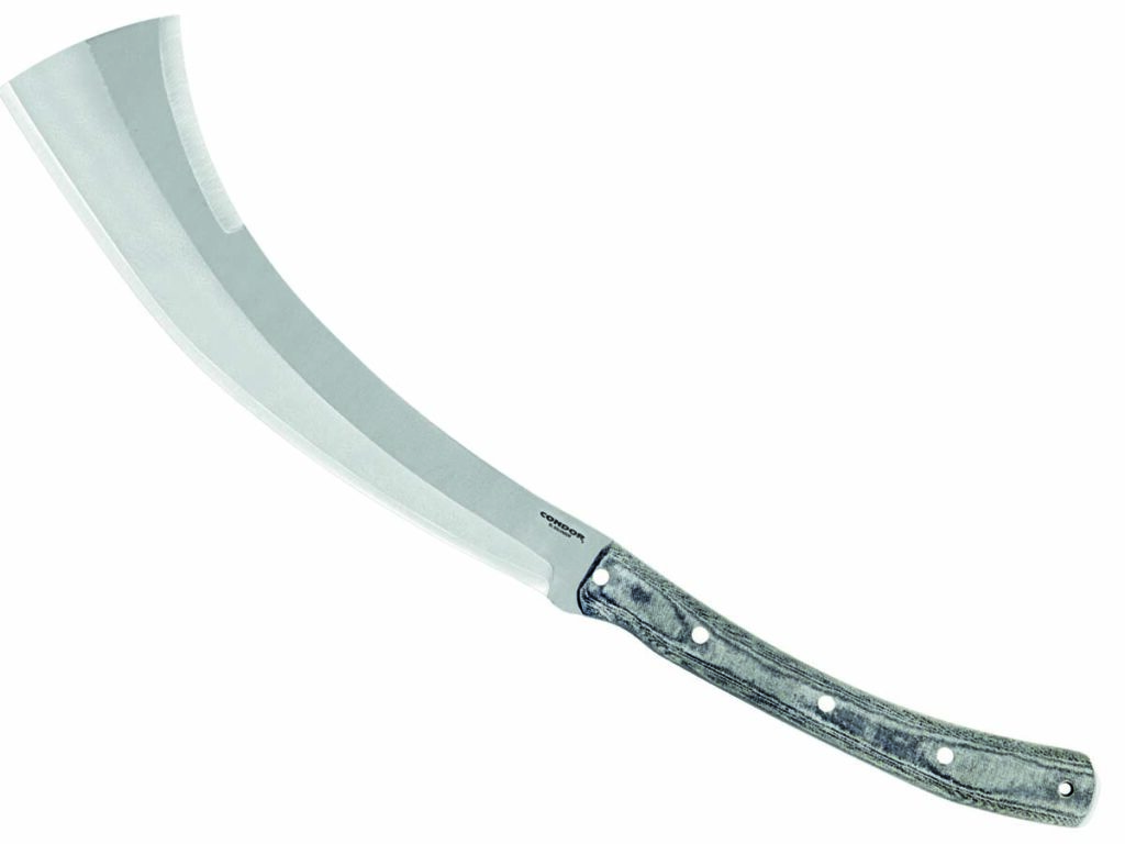The K-Night Panabas from Condor Tool & Knife boasts a 14.29-inch blade of convex-ground 1075 carbon steel.