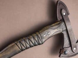Wicked Breacher: Ben Seward’s SWAT Axe Ben Seward in sheath Swat Axe