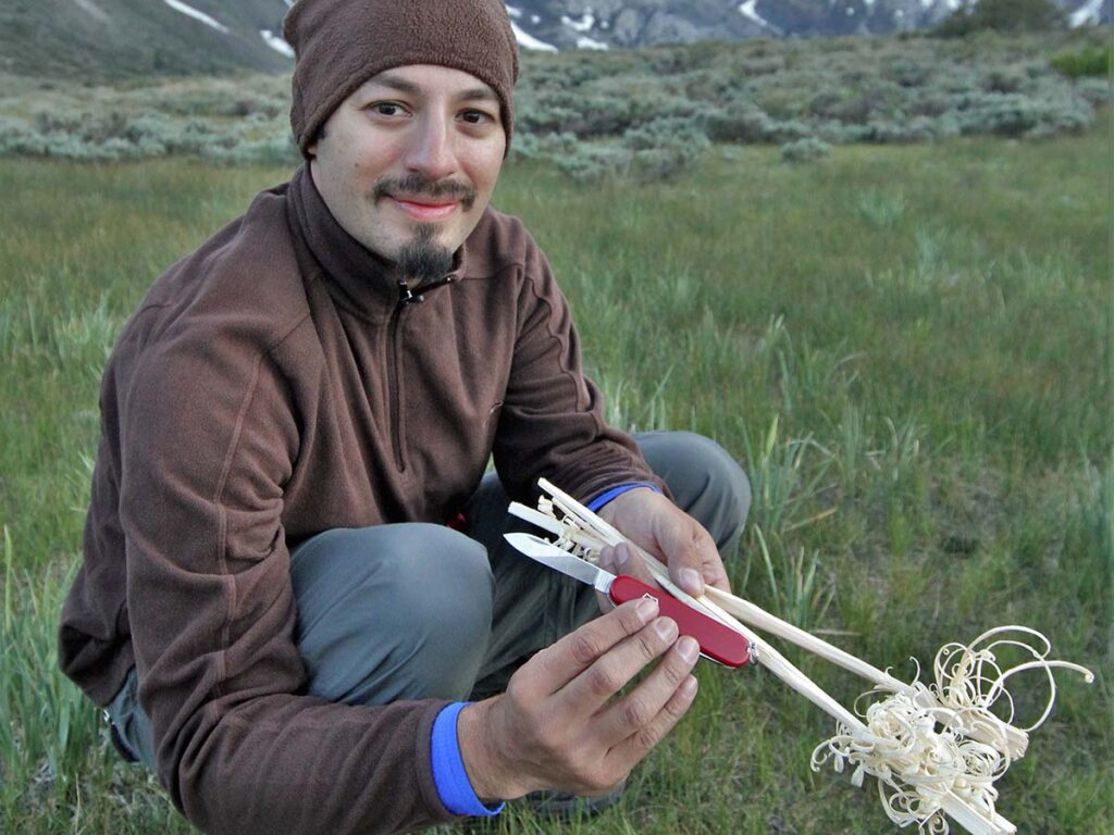 The author relied solely on a Swiss Army Camper during his trip above 9,000 feet in the Eastern Sierra Mountains.