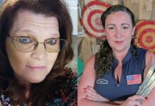 Natalie Savage Murray (right) of New York and Pamela Kenitzer (left) of Michigan represented the United States in the 2026 United Knife and Axe Throwers Knife and Axe Throwing World Cup in Carpi, Italy.
