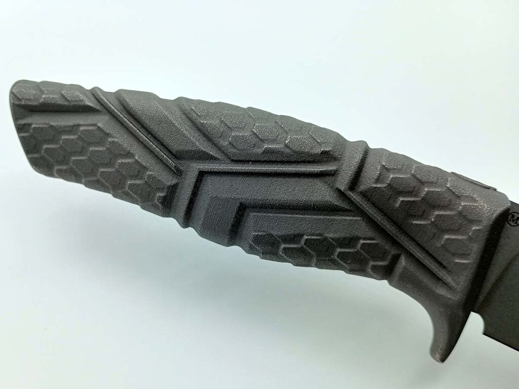 The TiNy’s 3D-printed handle isn’t only lightweight, but also as comfortable as the day is long. In testing, the Pango pattern stuck firmly to the hand without firing up a hot spot.