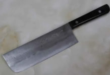 Vintage Nakiri Knife