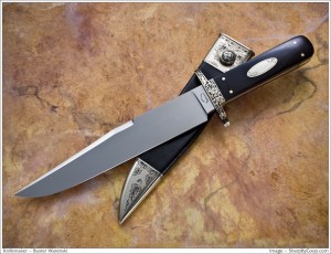 No mention of the greatest knifemakers is complete without mention of Buster Warenski. (SharpByCoop.com photo)