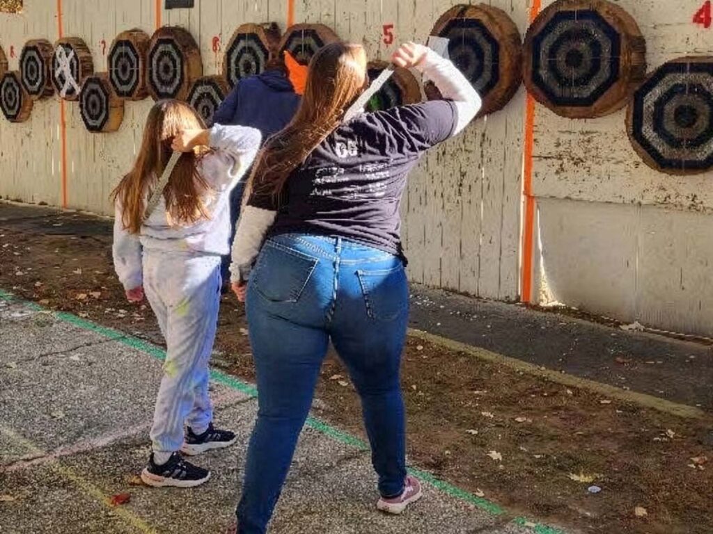 Far from an American endeavor, knife throwing has become a global phenomenon and has seen a large influx of women throwers worldwide. (Dawn Soloman image)