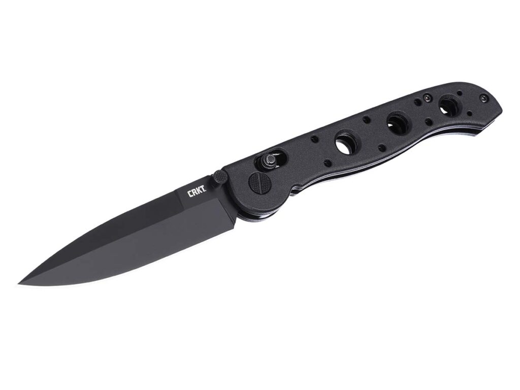 Part of the CRKT M16 series designed by Kit Carson, the M16-03XK features an ambidextrous Crossbar Lock paired with an IKBS (Ikoma Korth Bearing System) ball bearing pivot for seamless deployment and easy one-hand closing. It also has a lightweight Grivory aircraft-grade thermoplastic handle.