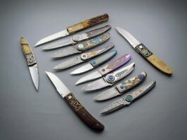 A mix of the artistic and innovative—Michael Walker has carved a lasting place among the modern knifemaking greats. (David Ellis image)
