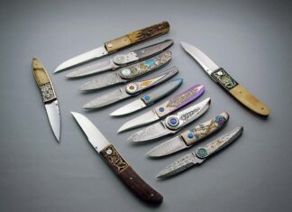 A mix of the artistic and innovative—Michael Walker has carved a lasting place among the modern knifemaking greats. (David Ellis image)