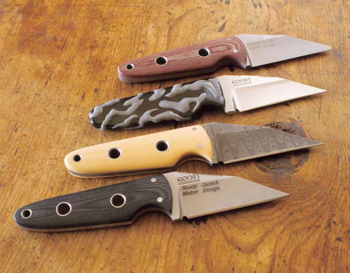 Wharncliffe neck knives