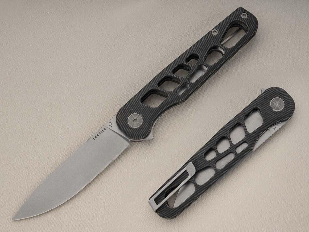 Best American Made Factory Knife: Tactile Knife Co. Skeltonized Rockwall