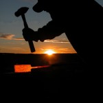 forging-in-sunset