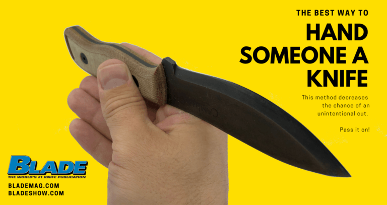 The Best Way to Hand Someone a Knife