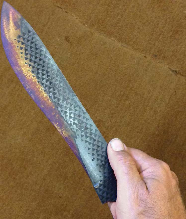 tempering heat treating knifemaking bowie
