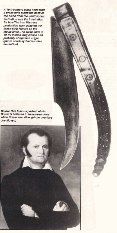 clasp knife james bowie