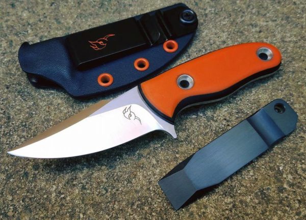 The Critter Harpoon is the most popular model made at Screech Owl Knives.