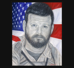 Phil Taylor did this portrait of Delta operator Robert Horrigan for the American Fallen Soliers Project.